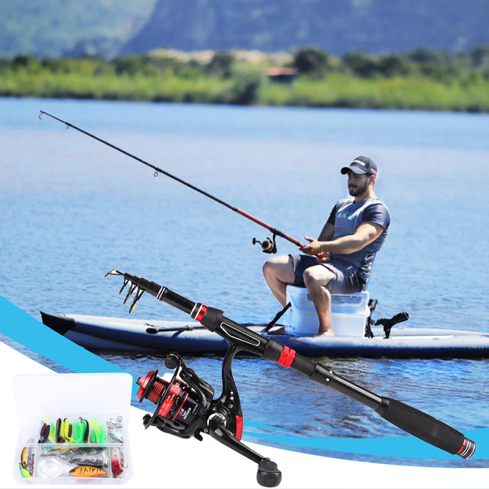 ❣️残り1点 Sougayilang 伸縮式釣り竿コンボ フィッシングポール Amazon.co.jp: Sougayilang 釣り竿とリールコンボ 伸縮式